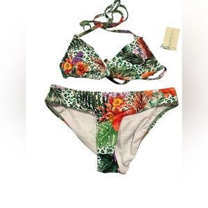 NWT Sea Level Swim Women’s Dolce Floral D Cup Two Piece in size US 4